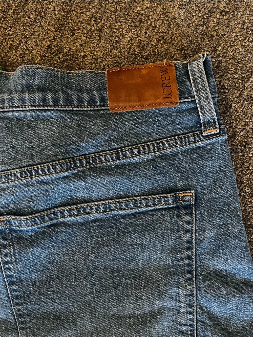 J. Crew High Rise Medium Wash Denim Jean Shorts Size 32